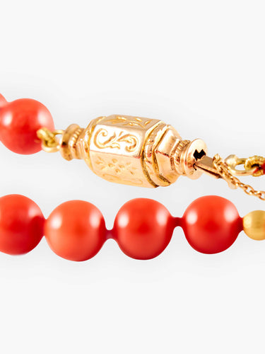 Collier Collier shoker or corail 58 Facettes