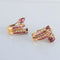 Boucles d'oreilles Boucles d’oreilles rubis diamants 58 Facettes