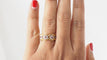 Bague 54 Bague ajourée en Or 2 tons, rubis 58 Facettes 31804