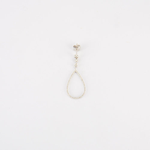 Boucles d'oreilles Boucles d'oreilles en Or blanc & diamants 58 Facettes