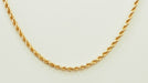 70cm necklace Rope mesh long necklace in yellow gold 58 Facettes 32476
