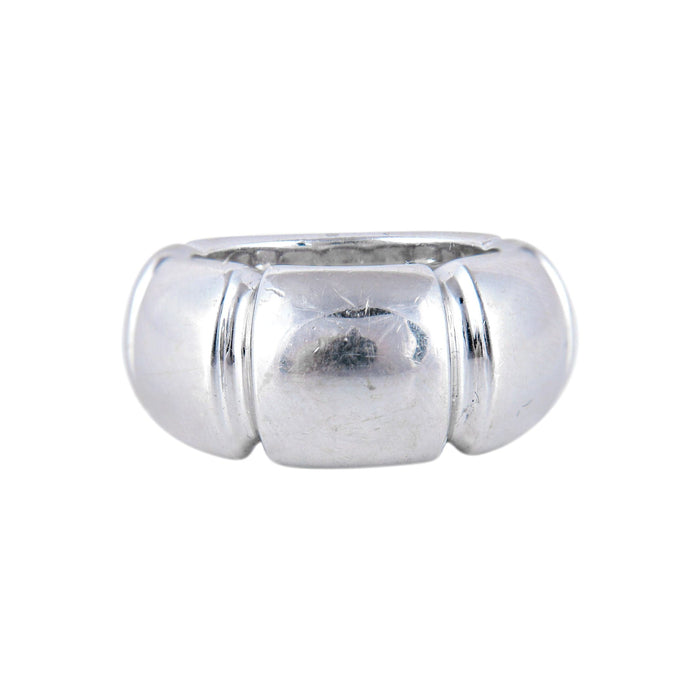 Bague 47 Bague Jonc Or gris 58 Facettes