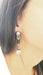 Earrings Cognac diamond and pearl earrings 58 Facettes 32154