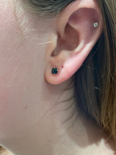 Boucles d'oreilles BOUCLES D'OREILLES CLOUS TOPAZES 58 Facettes 048641