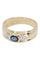 Bague 56 BAGUE JONC SAPHIR ET DIAMANTS 58 Facettes 061501