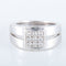 Bague 52 Bague Double or blanc Diamants 58 Facettes 8392