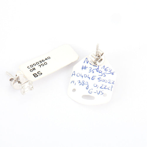Boucles d'oreilles Boucles d'oreilles en Or blanc & diamants 58 Facettes