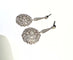 Boucles d'oreilles Pendantes Or blanc, Diamants 58 Facettes DF22