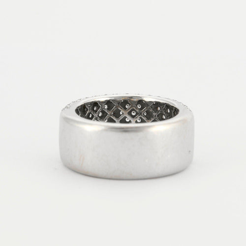 Bague 55 Bague jonc pavage Diamants 58 Facettes EL2-105