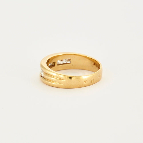 Bague 57 Demie alliance 7 Diamants 58 Facettes 230555