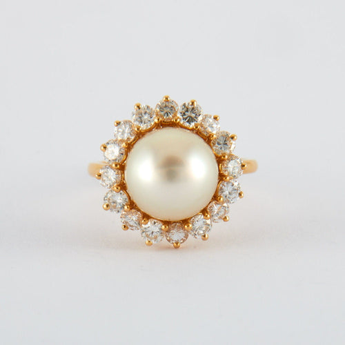 Bague 52 Bague Marguerite Perle 58 Facettes 2.194