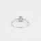Bague 54 Bague topaze blue London, diamants 58 Facettes
