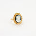 Ring 53 Yellow Gold Ring, cameo 58 Facettes
