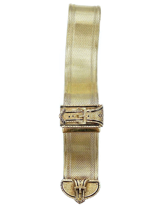 Bracelet Bracelet 19ème or jaune et émail 58 Facettes