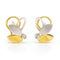 Boucles d'oreilles Boucles d'oreilles Feuille 2 Ors 58 Facettes D359657LF