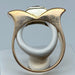 Ring TANK ring in yellow gold & diamonds 58 Facettes