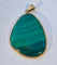 Pendentif Pendentif Or jaune Malachite 58 Facettes AB287