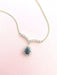 Necklace Sapphire Diamonds English Mesh Necklace 58 Facettes AA 1599