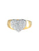 Bague 52 Bague Coeur Diamants 58 Facettes