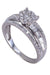 Ring 58 MODERN DIAMOND SOLITAIRE STYLE RING 58 Facettes 073941