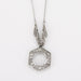 Necklace Necklace in platinum, diamond 58 Facettes