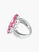 Ring 52 Ruby Diamond Flower Ring 58 Facettes