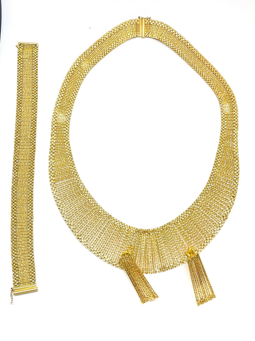 Collier Parure 3 pièces en or jaune 58 Facettes