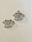 Broche Double Clip Or Et Diamants 58 Facettes 1064033