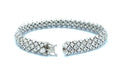 Bracelet MONTEGA - Bracelet Ruban or blanc et diamants 58 Facettes
