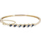 Bracelet Bracelet jonc en or jaune, diamant, saphir 58 Facettes 063191