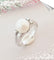 Bague Bague Perle de culture blanche Diamants Or Blanc 58 Facettes AA 1500