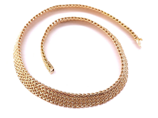 Collier Collier plat en or jaune 58 Facettes RA-543/1