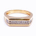 Ring 56 Bangle ring, yellow gold, diamonds 58 Facettes RA-452/6