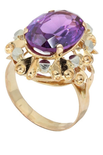 Bague BAGUE MODERNE SAPHIR VIOLET 58 Facettes 044551