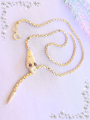 Collier Collier Serpent motifs écailles Or Jaune 58 Facettes AA 1483