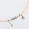 Collier Collier ancien de perles de cultures blanches, fermoir diamants 58 Facettes