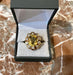 Ring Cocktail Ring Citrine Oval Diamonds Yellow Gold 58 Facettes B335