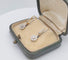 Boucles d'oreilles Dormeuses fin XIXème roses de diamant 58 Facettes