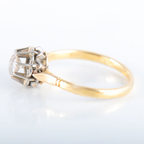 Bague 57 Bague Solitaire 2 ors Diamant 58 Facettes JE447