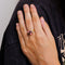 Bague 53 Bague Ruban Tourmaline rose Diamants 58 Facettes 2.75