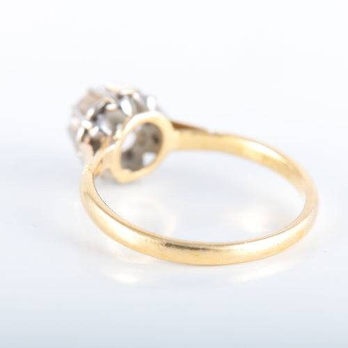 Bague 57 Bague Solitaire 2 ors Diamant 58 Facettes JE447