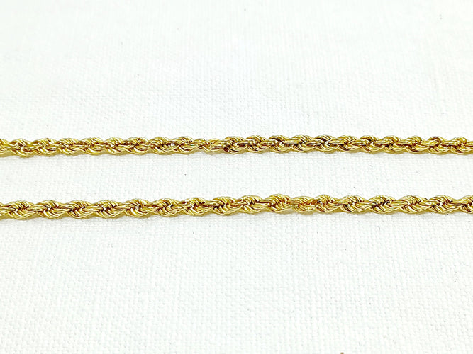 Collier Chaine En Or Torsadé 58 Facettes 3105/1