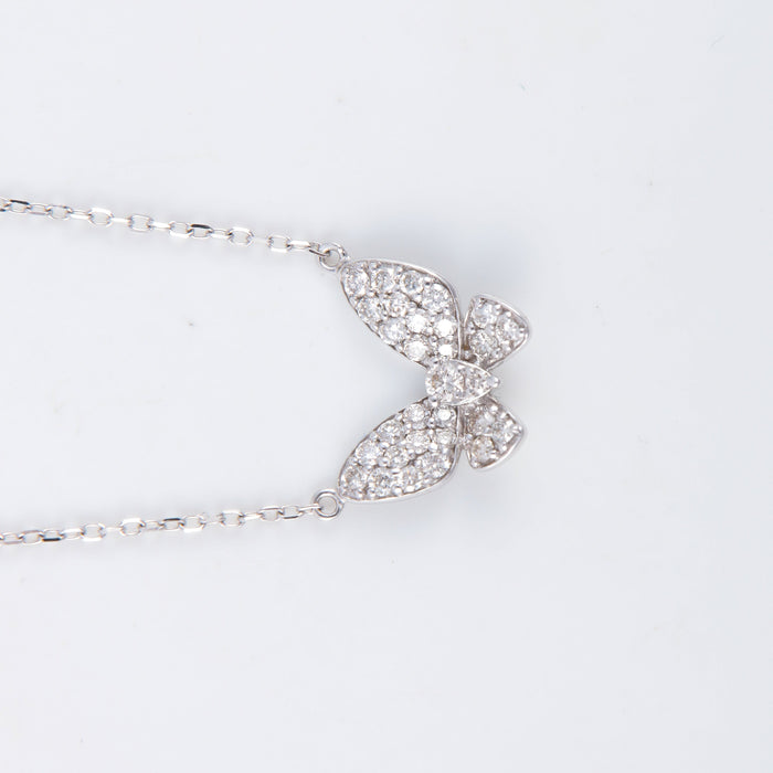 Collier Collier diamant papillon 58 Facettes