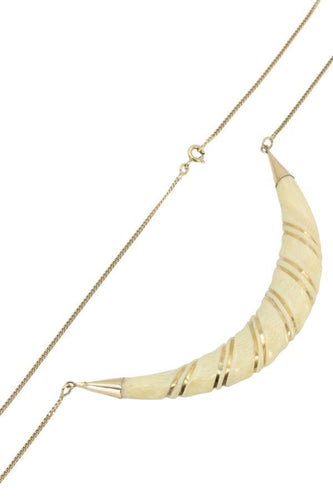 Collier COLLIER ANCIEN IVOIRE 58 Facettes 056071