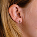 Sapphire Diamond Stud Earrings 58 Facettes EL2-65