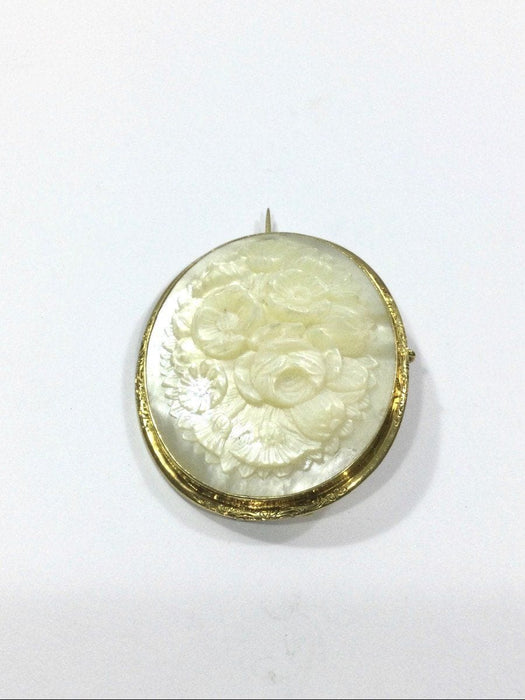 Broche Broche pendentif Or Et Nacre 58 Facettes 949001