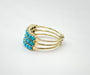 Bague 52 Bague semainier en turquoises 58 Facettes