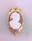 Pendentif Pendentif/Broche Camée sur Agate Or Rose 58 Facettes AA 1463