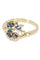 Bague 51 Bague moderne, saphirs, diamants 58 Facettes 063311