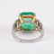 Bague 53 Bague Emeraude et Diamants 58 Facettes